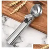 Ice Cream Tools Ice Cream Scoops Tools Stacks Stainless Steel Creams Digger Nonstick Fruit Ball Maker Watermelon Ices Spoon Tool Dro Dhdma