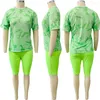 Tute da donna Abbigliamento da casa casual Set da due pezzi Tuta da donna Abiti estivi T-shirt e pantaloncini da motociclista Set Abbigliamento sportivo Pantaloni da jogging abbinati