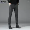 Men's Pants Casual Men 's Plaid Loose Slim Korean Fashion Pant Style Fit Type Front Length