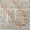 Цепи 2022 Прибытия Rosegold Gold Colorting Twist Chain Collese для женской девочки шикарные заявления украшения украшения ювелирные изделия