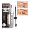 Stylo Gel pour sourcils, crème pour sourcils, liquide imperméable longue durée, crayon de maquillage pour les yeux noirs