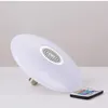 E27 UFO Music Bulb Light 18W 30W 48W RGBスマートLED Bluetoothスピーカーパーティーステージ24キーリモコン
