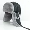 Bérets mode vêtements accessoires hommes et femmes hiver fausse fourrure Bomber chapeaux