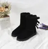Catwalk Style 2 filas Design Boots Snow Boots Luxury Australia High Boots For Women Fashion Inverno Sapatos quentes