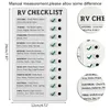 Mehrzweck-Wandmagnete zum Aufhängen von Checklisten-Memotafeln, anpassbare Checklistentafel für meine Aufgaben für Wohnmobil, Zuhause, Wände, Schule, Klassenzimmer zxf52