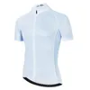 Jackets de corrida Jersey Blue Cycling Men Aero Bicycle