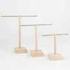 Sacchetti per gioielli Phenovo-T-Bar Display Rack Stand Holder Orecchini Hanging Organizer