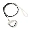 Colliers de chat Laisse Perles de luxe Perles Chaîne de laisse de chien pour animaux de compagnie Laisse en or blanc pour chien de promenade Collier de chat Accessoires Produits pour petits chiens 221116