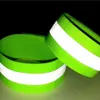 Kleurrijke fluorescerende hoog zicht op zichtbare geschenken elastische reflecterende armbanden