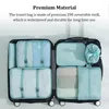 Depolama Çantaları 6pcs Seyahat Çantası Organizer Giysileri Bagaj Battaniye Ayakkabı Organizatörleri Bavul Seyahat Çantası Paketleme Küpleri