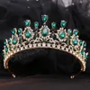 Diademi di cristallo da sposa Fascia per capelli Elegante copricapo Accessori per capelli da ballo Corone da sposa Gioielli da festival per feste