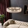 Chandeliers Modern Led Chandelier Home Decor Lighting Silver/gold Suspension Lamp Living Room Dining Hang Light Fixture