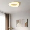 Luzes de teto Lâmpada minimalista Quarto principal Candelador branco Sala de jantar em nuvem branca Estudo Luz nórdica Modern acrílico pingente de pingente