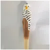 Cenas de madeira esculpida caneta de madeira selvagem Animais de gel de caneta Gel Posi￧￵es de papel de m￣o criativa criativa vintage writpen writpen office de escrit￳rios CH Dhpek