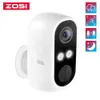 IP-camera's ZOSI C1 Draad Gratis batterijbeveiligingscamera 1080p Full HD IP65 Outdoor Pir 2-weg Audio Cloud Storagesd Slot voor Home Surveillance 221117