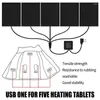 Carpets 5 In 1 USB Electric Heated Jacket Heating Pad Outdoor Themal Warm Winter Vest Pads For DIY Clothing Gear