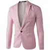 Femmes Costumes Blazers Marque Blanc Hommes Arrivée s Slim Fit Veste Coréenne Élégante Bouton Unique Costume Costume Veste Homme 221117