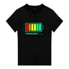 Men's T Shirts 2022 Selling Flashing EL Sound Activated T-shirt Custom Luminous In Dark Panel For Music Party