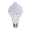 Night Lights Motion Sensor Bulb Human Body Infrared Induction LED Light Bulbs Automatically Activated For Porches-ABUX