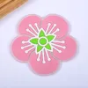 Kawaii Sakura Puchar Maty Maty Pink Cherry Blossom Cup Pads Kitchen Bar Cafe Stół Ogrzewany kubek pad rra624