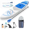 Trackion Inflatable Stand Up Paddle Board Non Slip SUP Surfing with Air Pump Carry Bag Standing Boat Wakeboard Longboard 221114