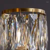 Lustres tous cuivre classique de luxe en cristal lustre de lampe d'oiseau