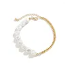 Anklets 2022 Anklet for Women Pearl Chain Creative Charm Silver Biżuter