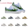 GAI Designer Custom Schoenen Loopschoen Mannen Vrouwen Handgeschilderde Anime Mode Heren Trainers Sport Sneakers Color4