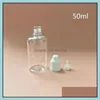 Packing Bottles Plastic Eliquid Bottle L 5Ml 10Ml 15Ml 20Ml 30Ml 50Ml 100Ml Dropper Child Proof Pet Needle Bottles Long And Thin Tip Dhubd