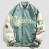 Femmes Vestes Femmes Bomber Varsity Veste Hip Hop Broderie Lettre Baseball Hommes Unisexe Coréen Collège Simple Poitrine Lâche Manteau