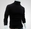 Men's T Shirts Winter Warm Men Thermal Underwear Long Sleeve Pullover High Neck Turtleneck Stretch Slim Basic Shirt Jumper Knit Sweater Top