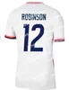 Custom Pulisic Dest McKennie Away Soccer Jerseys 21 22 Aaronson Musah USAS Morgan Lloyd America Football Cirl