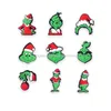 Shoe Parts Accessories Christmas Decoration Charms Fit For Clog Sandals Slippers Cartoon Croc Cute Favor Halloween Birthday Party Gi Amkvp