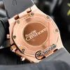 26231 37 mm Miyota quartz chronograaf dameshorloge roségouden diamanten omlijsting zwarte getextureerde wijzerplaat stick rubberen band dameshorloges stopwatch Swisstime E245E5