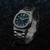 Miyota Crystal 8mm Cal324c Superclone 8215 Male Movement 3k 5711 Watch Sapphire 10bar Proof Dwaterproof Water Screw Automatic Crown Mechanical Design PYX2