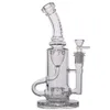 Fab Egg Recycler Bong Fumo di narghilè Pipa ad acqua in vetro spesso con Percs diffuso Concentrato Dab Rig Bubblers con giunto da 14 mm