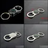 Nyckelringar Compass Bottle Opener Keychain Portable Beer Key Ring Holders Fashion Drop Delivery Jewelry DHD9Q