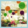 Flores decorativas Wreaths Greats Artificial Grass Ball Plantas de Plástico Bolas de Casamento Decoração de Casa Decoração ao Outsado Mall Ceili Dhokv