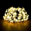 Decorazioni da giardino 10M7M Stringa solare Luci natalizie per esterni 1005020LED 8Mode Fiore impermeabile Illuminazione per feste Decorazioni per la casa 221116