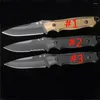 Video Door Phones Outdoor BM 140BK Hunting Tactics Straight Knife High Quality Camping Small Military Knives