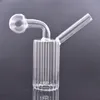 Mini-Glasölbrenner-Bong-Shisha-Wasserpfeifen mit dicken Pyrex Clear Heady Recycler Dab Rig Handbongs zum Rauchen