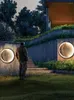 Chandeliers LED Lamp Moon Landscape Modern Porch Exterior Wall Indoor Outdoor Light Garden Villa IP65 Waterproof Aluminum