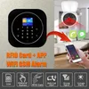 Home Alarm System Wifi GSM Alarm Intercom Fernbedienung Autodial 433 MHz Detektoren IOS Android Tuya APP Steuerung Touch Tastatur Y125477915