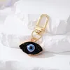 Portachiavi Evil Eye in resina Druzy Drusy ciondolo portachiavi collana donne fortunato turco portachiavi auto portachiavi anello Holde