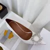 Sapatos de vestido de moda sandálias Designers femininos girassol com o cristal de girassol salto de mancha de fivela de luxo de luxo com caixa