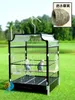 Bird Cages Stainless Steel Large Cage Transparent Tray Household Outdoor Breeding Gaiolas Feeding Supplies BS50BC