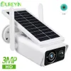 IP -kameror 3MP HD Outdoor Security Solar Panel Wireless WiFi Batteridriven PIR Motion Surveillance Bullet ICSEE 221117