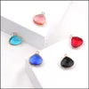 Charms Nieuwe aankomst Colorf Crystal Charm hanger waterdruppel glas geboortesteen charmes voor sieraden maken doe -het -zelf accessoires levering findi dhrem
