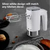 BLENDER BIOLOMIX Food Processors 5 سرعات 500W خلاط يدوي الخلاط الكهربائي المطبخ المحمول باليد الخلاط مع 2 مضرب 1 خفق 2 خطافات العجين 221117