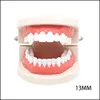 Other Festive Party Supplies Halloween Vampire Teeth Cosplay Fangs Monster Werewolf Party Supplies Home Decorations Drop Delivery Dh6Ck